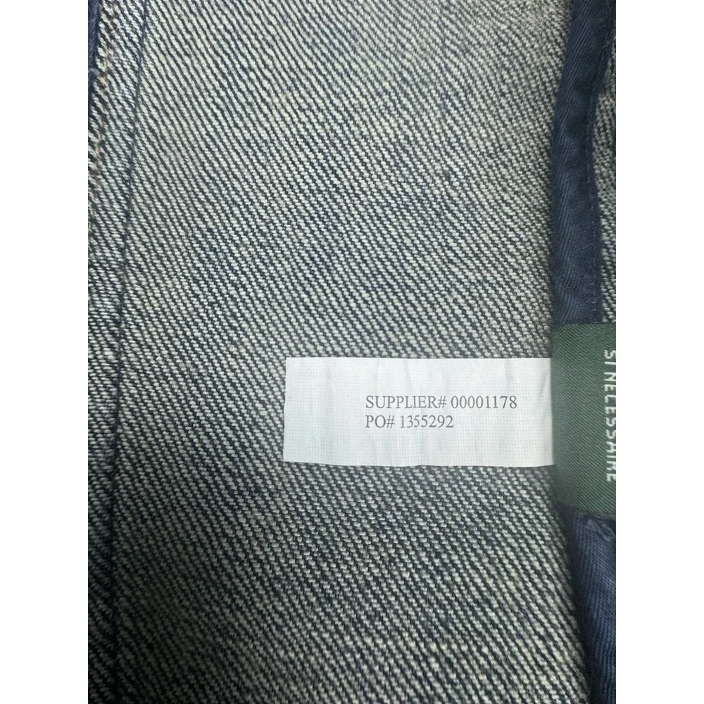 Lauren Jeans Co. Ralph Lauren Women's Denim Blazer with Anchor Buttons Size 8 - Picture 14 of 16